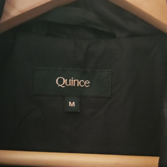 Quince Women's Black Quilted Puffer Coat - Picture 2 of 7